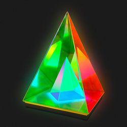 Pyramid LED Table Lamp