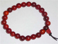Dragon Blood Wood Wrist Mala Prayer Beads