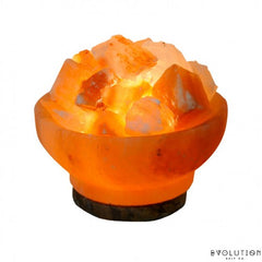 FIRE BOWL CRYSTAL SALT LAMP 6