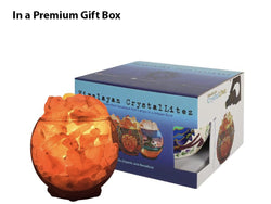 Himalayan Aromatherapy Salt Lamp (Clear Sphere)