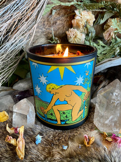 8.5oz Star Tarot Candle