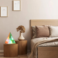 Acrylic Pyramid LED Table Lamp