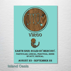 Zodiac Wall Hanging - Virgo, Island Oasis