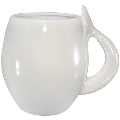WHITE MERMAID TAIL MUG